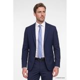 AC&Co / Altınyıldız Classics Erkek Lacivert Slim Fit Dar Kesim Mono Yaka Takım Elbise Lacivert