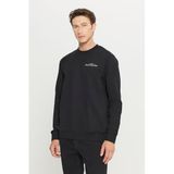 AC&Co Altınyıldız Classics Erkek Pamuklu 2 İplik Sweatshirt Bisiklet Yaka Standart Fit Siyah S