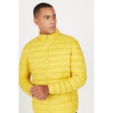 AC&Co / Altınyıldız Classics Erkek Sarı Standart Fit Normal Kesim Dik Yaka Mont Sarı