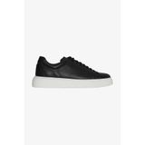 AC&Co / Altınyıldız Classics Erkek Siyah %100 Deri Rahat Taban Esnek Sneaker Ayakkabı