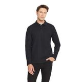 AC&Co Altınyıldız Classics Erkek Siyah Pamuklu Standart Fit Polo Yaka Sweatshirt S Beden