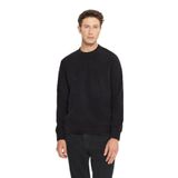 AC&Co Altınyıldız Classics Erkek Siyah Polar Standart Fit Bisiklet Yaka Sweatshirt 2XL