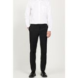 AC&Co / Altınyıldız Classics Erkek Sıyah Slim Fit Dar Kesim Klasik Yan Cep Pantolon