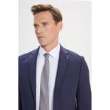 AC&Co / Altınyıldız Classics Erkek Slim Fit Dar Kesim Mono Yaka Takım Elbise Lacivert