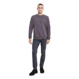 AC&Co / Altınyıldız Classics Oversize Bol Kesim 3 İplik Bisiklet Yaka Pamuklu Sweatshirt, Renk Koyu Gri, Beden S
