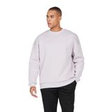 AC&Co / Altınyıldız Classics Oversize Fit Bol Kesim Pamuklu İçi Polarlı Bisiklet Yaka Sweatshirt, Renk Lila, Beden XL