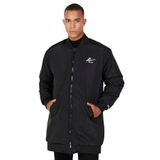AC&Co / Altınyıldız Classics Oversize Geniş Kesim Kolej Yaka Mont, Renk Siyah, Beden S