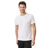 AC&Co / Altınyıldız Classics Slim Fit Bisiklet Yaka 2'li Düz Tişört Paketi, Renk Beyaz-Beyaz, Beden 3XL