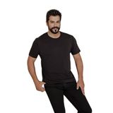 AC&Co / Altınyıldız Classics Slim Fit Bisiklet Yaka 2'li Düz Tişört Paketi, Renk Siyah-Beyaz, Beden L