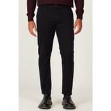 AC&Co / Altınyıldız Classics Slim Fit Pamuklu Esnek Chino Erkek Pantolon Siyah