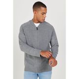 AC&Co / Altınyıldız Classics Standart Fit Kolej Yaka Gri Hırka