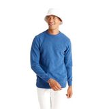 AC&Co / Altınyıldız Classics Standart Fit Normal Kesim Bisiklet Yaka Jakarlı Triko Kazak, Renk Saks Mavi, Beden M