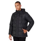 AC&Co / Altınyıldız Classics Standart Fit Normal Kesim Dik Yaka Dolgulu Outdoor Şişme Kaban Mont, Renk Siyah, Beden 48