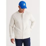 AC&Co / Altınyıldız Classics Standart Fit Normal Kesim İçi Polarlı Kolej Yaka Pamuklu Sweatshirt Ceket, Renk Bej, Beden M