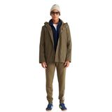 AC&Co / Altınyıldız Classics Standart Fit Normal Kesim Kapüşonlu Dik Yaka Trençkot, Renk Haki, Beden 52