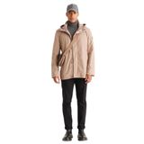 AC&Co / Altınyıldız Classics Standart Fit Normal Kesim Kapüşonlu Dik Yaka Trençkot, Renk Vizon, Beden 50