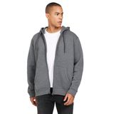 AC&Co / Altınyıldız Classics Standart Fit Normal Kesim Kapüşonlu Fermuarlı Sweatshirt, Renk Antrasit-Melanj, Beden M