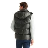 AC&Co / Altınyıldız Classics Standart Fit Normal Kesim Kapüşonlu Şişme Yelek, Renk Yeşil, Beden 50