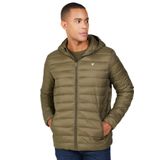 AC&Co/Altınyıldız Classics Erkek Haki Standart Fit Normal Kesim Kapüşonlu Mont, Haki, M