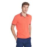 AC&Co/Altınyıldız Classics Erkek Mercan Standart Fit Normal Kesim Polo Yaka%100 Pamuk Triko Tişört, Mercan, XL