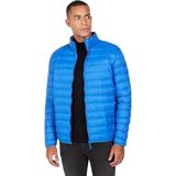 AC&Co/Altınyıldız Classics Erkek Saks Standart Fit Normal Kesim Dik Yaka Mont, Saks Mavi, L