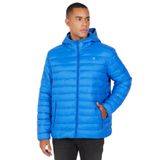 AC&Co/Altınyıldız Classics Erkek Saks Standart Fit Normal Kesim Kapüşonlu Mont, Saks Mavi, L