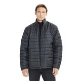 AC&Co/Altınyıldız Classics Erkek Siyah Sıcak Tutan Rüzgar Geçirmez Dolgulu Standart Fit Normal Kesim Dik Yaka Yan Cepli Mont, Siyah, S