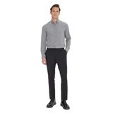 AC&Co/Altınyıldız Classics Erkek Siyah Slim Fit Dar Kesim Esnek Klasik Pantolon, Siyah, 56