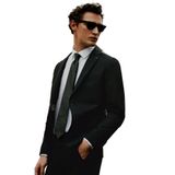 AC&CO/Altınyıldız Classics Slim Fit Dar Kesim Mono Yaka Takım Elbise, Renk Siyah, Beden 50-6 Drop