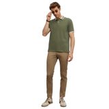 AC&Co/Altınyıldız Classics Slim Fit Dar Kesim%100 Pamuk Polo Yaka Tişört, Renk Haki, Beden L