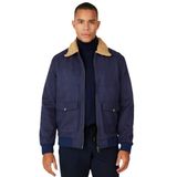 AC&Co/Altınyıldız Classics Standart Fit Normal Kesim Gömlek Yaka Süet Görünümlü Mont Regular fit Erkek,Dokuma Yetişkin