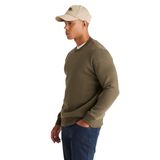 AC&Co/Altınyıldız Classics Standart Fit Normal Kesim İçi Polarlı Bisiklet Yaka Sweatshirt, Renk Haki, Beden S