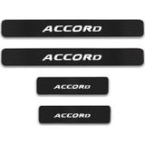Accord Carbon Fiber Kapı Eşiği Yazısı Sticker Boya Koruma