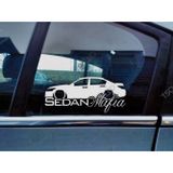 Accord sedan 2008-2012 8th Kelebek Cam Araba oto Sticker 19 cm 2 Adet