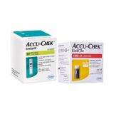 Accu-Chek Instant Şeker Ölçüm 50 Strip + Fastclix 102 Lancets İğne