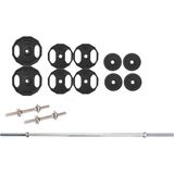 ACD Spor 60 kg Döküm Halter Dambıl Set 120 cm Uzun Barlı Set