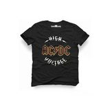 Acdc High Voltage Erkek Baskılı Siyah Tshirt