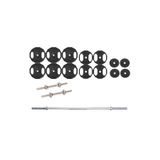 ACDSPOR 100 Kg Döküm 150 Cm Vidalı Ağırlık Halter Dambıl Set