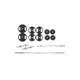 ACDSPOR 65 Kg Döküm Halter Vidalı Dambıl Set 150 Cm Uzun Bar Ve Z Barlı Set