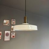 Açe Beyaz Tekli Eskitme Fener Başlık Avize Retro Sarkıt Ofis Showroom Salon Mutfak Avizeleri
