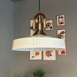 Açe Beyaz Tekli Gemici Eskitme Başlık Avize Retro Sarkıt Ofis Showroom Salon Mutfak Avizeleri
