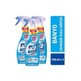 Ace Köpük Banyo Ultra Çamaşır Susuz Banyo- 700 Ml X 3 Adet