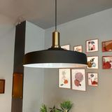 Açe Siyah Tekli Eskitme Fener Başlık Avize Retro Sarkıt Ofis Showroom Salon Mutfak Avizeleri