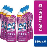 ACE Ultra 810 g X6 Yoğun Kıvamlı Çamaşır Suyu Dağ Ferahlığı Yağ Çözücü ve Hijyen Bariyeri - 810 ml
