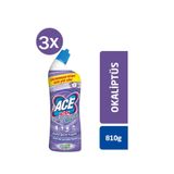 Ace Ultra Power Jel Kıvamlı Çamaşır Suyu Okaliptus 810G X 3 Adet