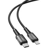 Acefast 30W 1.2 Metre USB-C to Lightning Apple MFI Lisanslı Type-C iPhone Uyumlu Şarj Data Kablosu - C1-01