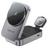 Acefast Kablosuz Masaüstü Hızlı Şarj Standı 22.5W Kablosuz Şarj Çıkışlı - Magsafe , Apple Watch Ve Airpods Uyumlu - E22
