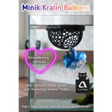 Açelya 3D Betta Balık Dinlenme – Beta Akvaryum | Konfor Alanı (Siyah)