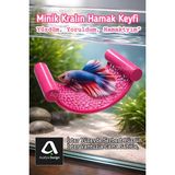 Açelya3d Beta Dinlenme Alanı - Vantuzlu Hamak Dinlenme Alanı - Betta Fish Lounge - Akvaryum Aksesuarı - Beta Yatak