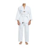 Acemi Beyaz Yaka Taekwondo Elbisesi Tekvando Elbisesi Dobok Beyaz